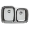 32" 18-Gauge Undermount Double Bowl Stainless Steel Kitchen Sink Stainless Steel Sinks|Double Bowl Sinks