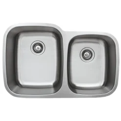 32" 18-Gauge Undermount Double Bowl Stainless Steel Kitchen Sink Stainless Steel Sinks|Double Bowl Sinks