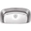 Best 33" 18-Gauge Undermount Single Bowl Stainless Steel Kitchen Sink Stainless Steel Sinks|Single Bowl Sinks