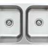 Clearance 33" 16-Gauge Undermount 50/50 Double Bowl Stainless Steel Kitchen Sink with Grid Rack and Basket Strainer Stainless Steel Sinks|Double Bowl Sinks