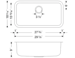 Hot 30" 16-Gauge Undermount Single Bowl Stainless Steel Kitchen Sink Stainless Steel Sinks|Single Bowl Sinks