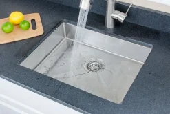 Sale Handcrafted 23" 18-Gauge Undermount Single Bowl ADA Compliant Stainless Steel Kitchen Sink Ada Compliant|Stainless Steel Sinks