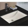 Online 22-Inch Rectangular Single Bowl Undermount Bathroom Sink Undermount