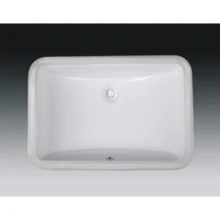 Clearance 21-Inch Rectangular Undermount Single Bowl Bathroom Sink Undermount