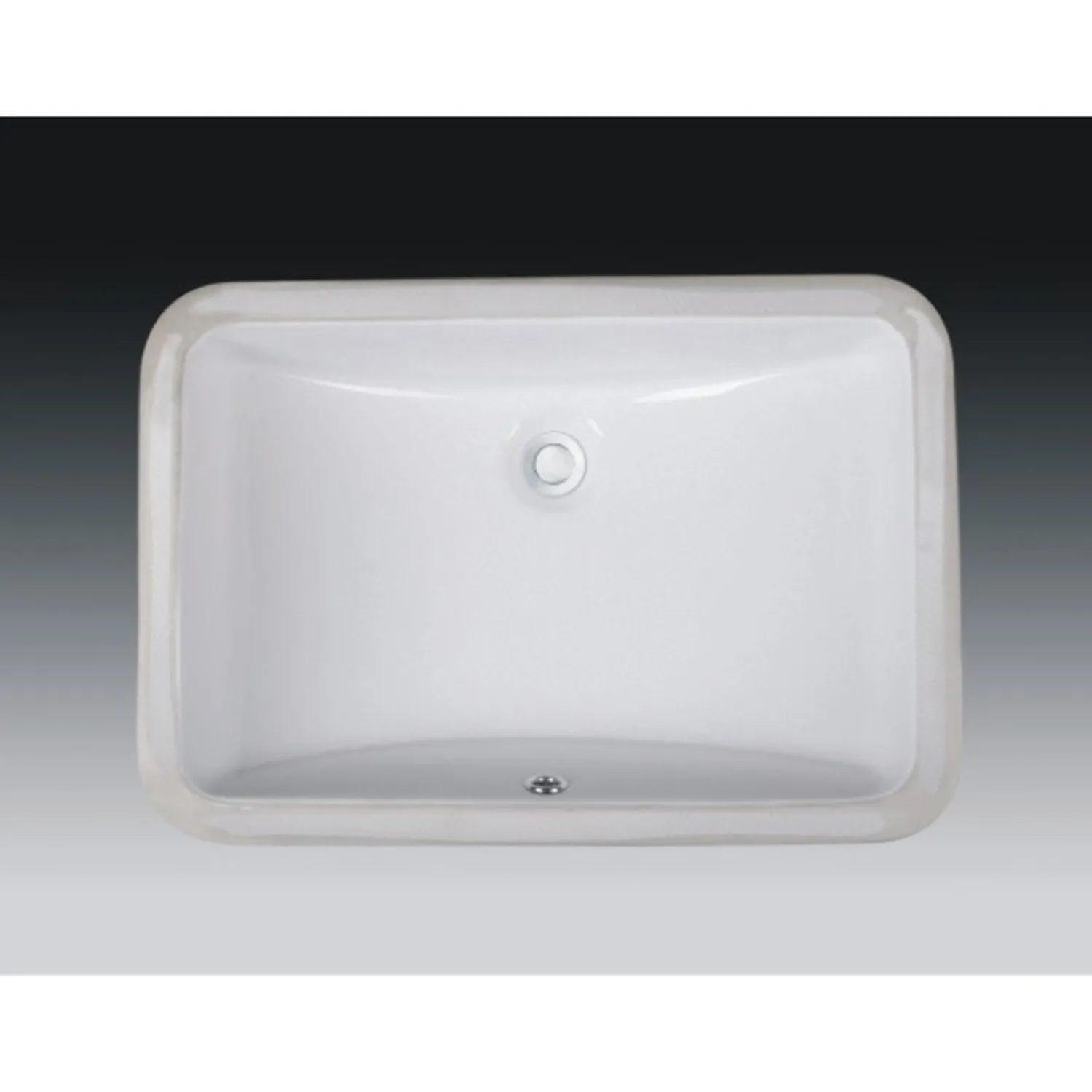 Clearance 21-Inch Rectangular Undermount Single Bowl Bathroom Sink Undermount