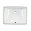 Clearance 20-Inch Rectangular Undermount Single Bowl Bathroom Sink Undermount
