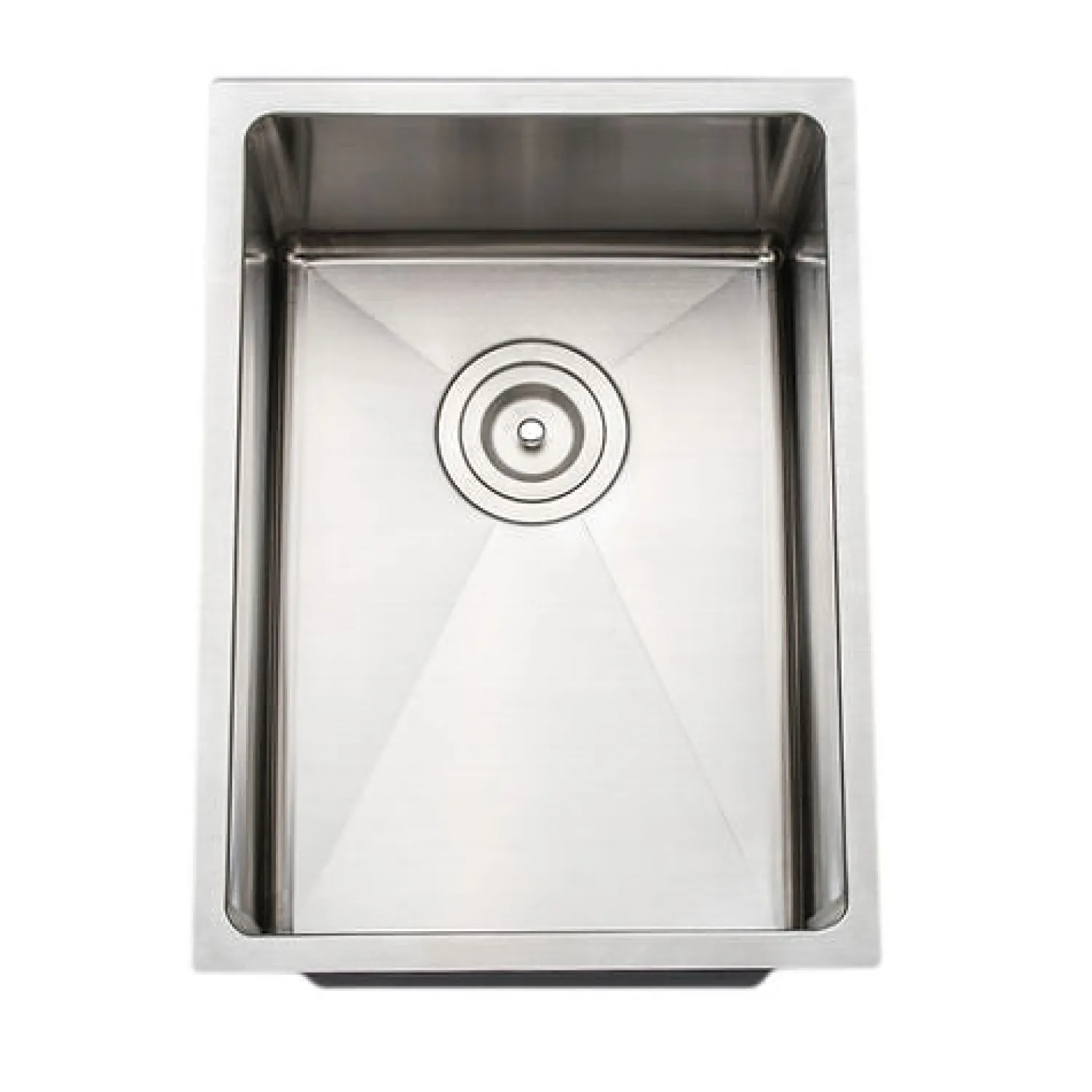 Sale Small Radius 14" 16-Gauge Undermount Stainless Steel Bar Sink Bar / Prep Sinks