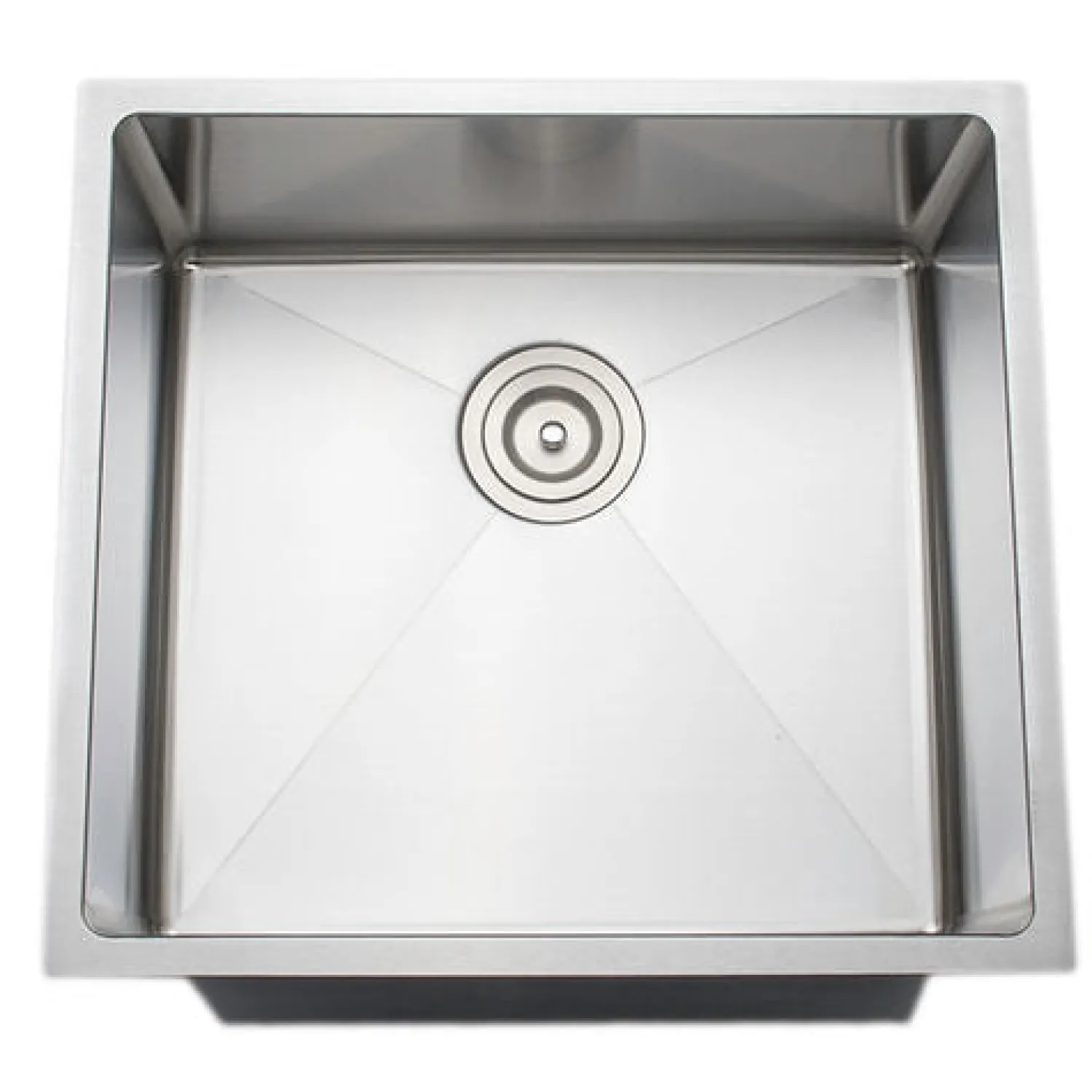 Small Radius 21" 16-Gauge Undermount Stainless Steel Kitchen Bar Sink Bar / Prep Sinks