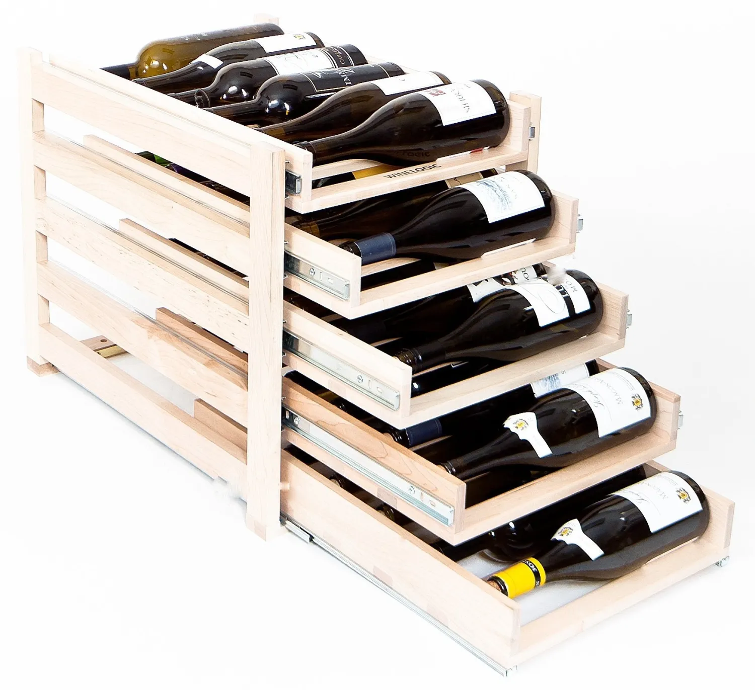 Discount In-Cabinet 30 Bottle Wine Rack Storage & Organization