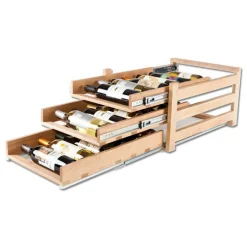 In-Cabinet 18 Bottle Wine Rack Storage & Organization