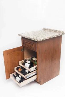 In-Cabinet 18 Bottle Wine Rack Storage & Organization