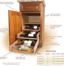 Sale In-Cabinet 24 Bottle Wine Rack Storage & Organization